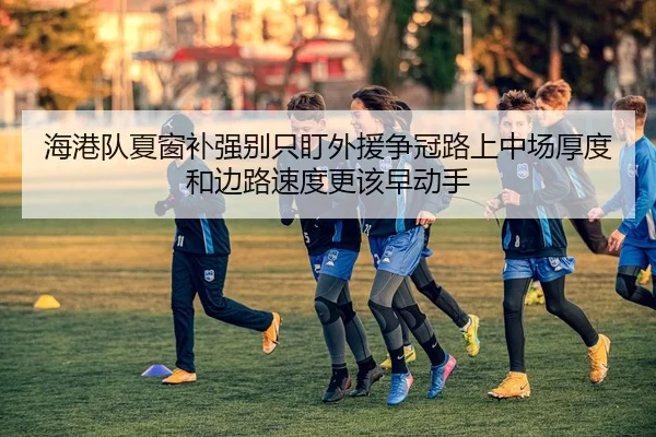 海港队夏窗补强别只盯外援争冠路上中场厚度和边路速度更该早动手